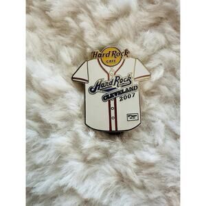 Hard Rock Baseball Jersey Cleveland 2007 Pin